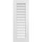 Ekena Millwork Vertical Surface Mount PVC Gable Vent: Non-Functional, w/ 3-1/2"W x 1"P Standard Frame, 16"W x 42"H GVPVE16X4201SN - alternate 1